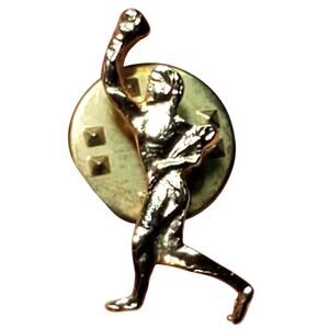 Gold Tone Boy Winnipeg Manitoba Lapel Hat Pin